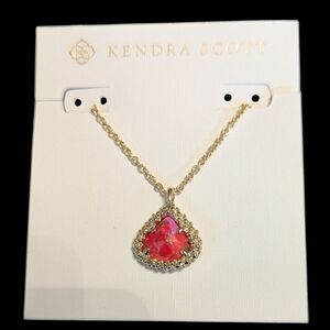 Kendra Scott Gold Pear Shaped Magnesite Pendant Necklace